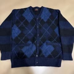 ELT Let it Ride アーガイル×ボーダーカーディガンのサムネイル