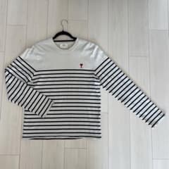 Ami Paris ボーダー長袖 Tシャツのサムネイル