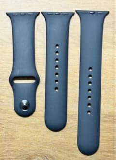 Apple純正　AppleWatchスポーツバンド　38mm 美品　黒　ブラックのサムネイル