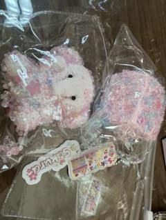 Sakura スクイーズ 象 ビーズ四角2点セットのサムネイル