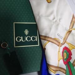 GUCCI グッチ スカーフ 馬具デザイン シルク100% 箱有り⑲ - メルカリ