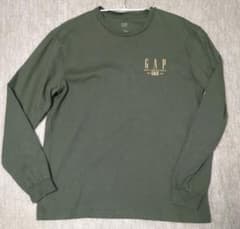 GAP オリーブグリーン 長袖Tシャツ