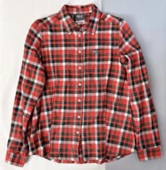 Jack Wolfskin チェック柄ネルシャツ Mサイズのサムネイル