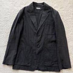 マーガレットハウエル リネンコットンテーラードジャケット スミクロ 
