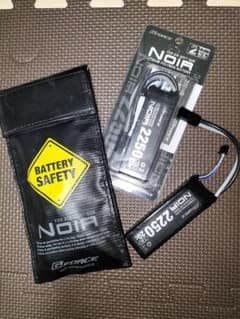 G FORCE(ジーフォース) 電動ガン用リポバッテリー 2250Noirのサムネイル