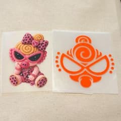 アイロンシート　シール　ヒスミニ　2枚セットのサムネイル