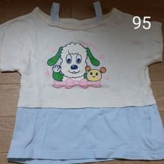 わんわんTシャツ♪︎９５サイズ！1.2回着用！のサムネイル