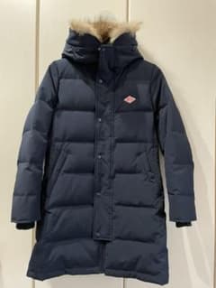 ダントン  美品！ロングダウンジャケット ネイビー36のサムネイル