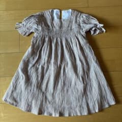 チェック柄半袖ワンピース（100cm~）のサムネイル
