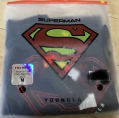 YOUNGLA SUPERMAN ブラック M コンプレッションシャツのサムネイル