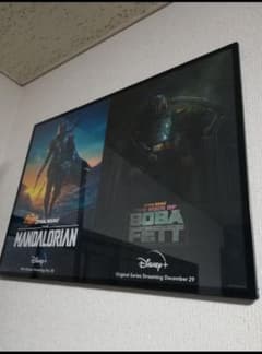 LEDポスターフレーム　発光　マンダロリアンポスター付き LEDポスターフレーム 発光 マンダロリアンポスター付き - メルカリ