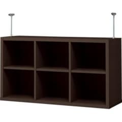 新品未開封】ニトリ 書棚 グレン 上置き ダークブラウン 1セット