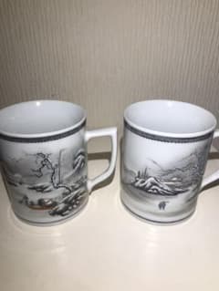 中国景徳鎮  マグカップ2客のサムネイル