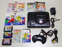 ◆動作品◆メガドライブ本体 ソフト3本セットのサムネイル