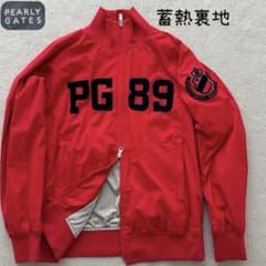 パーリーゲイツ 蓄熱裏地 ナイロン スニード ジャケット レッド 赤