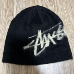 黒 STUSSY ビーニー 値引可能のサムネイル