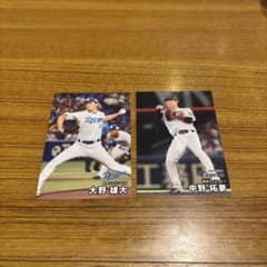 プロ野球チップス　大野雄大 大野雄大 中野拓夢 プロ野球チップスカード - メルカリ