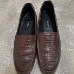 ecco レディース ローファー ブラウン 24.0cm