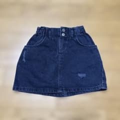 ZARA ブラックデニムスカート 2-3歳　98㎝のサムネイル