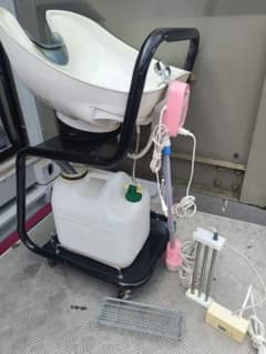 ポータブルシャワー 温水 電動シャワー 簡易 訪問美容・理容・介護移動 