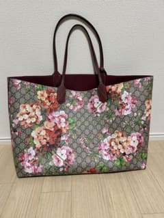 バッグ】GUCCI グッチ GGブルームス GGスプリーム 花柄 トートバッグ