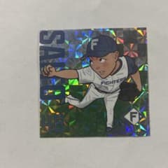 北海道日本ハムファイターズ 斎藤友貴哉イラストステッカー シール