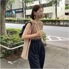 CLANE RANDOM STRIPE KNIT TANK TOPSのサムネイル