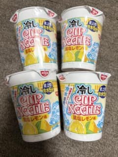 日清 冷しカップヌードル 鶏塩レモン味 4個セット - メルカリ