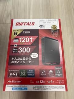 BUFFALO WSR-1500AX2L Wi-Fi 6 ルーターのサムネイル