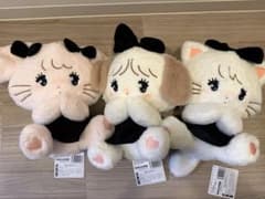 mikko characters BLACK RIBBON BIGぬいぐるみ