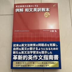 例解 和文英訳教本 文法矯正編 英文表現力を豊かにするのサムネイル