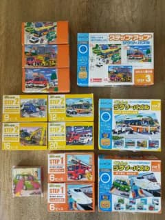 【ゆゆ様専用】くもんのジグソーパズル のりものあつまれ step1～3のサムネイル