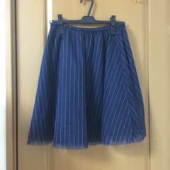 紺ストライプスカートのサムネイル