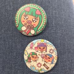 ろこまこあこアニメイトコラボグッズ缶バッチのサムネイル