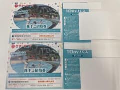 サマーランド 1Dayパス 株主ご招待券 2枚のサムネイル