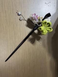 つまみ細工 かんざし 髪飾り 花モチーフのサムネイル
