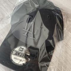 NEW ERA 9FORTY LA ドジャース キャップ ブラックオールブラックのサムネイル
