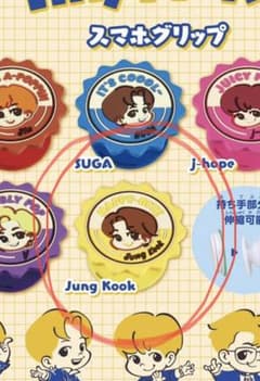 TinyTAN  スマホグリップ  JUNGKOOKのサムネイル