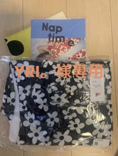 Nissy nap time タックワイドパンツ　総柄BLACK/Mサイズのサムネイル