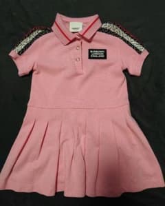 BURBERRY ピンク ポロワンピース 3Y 98cmのサムネイル