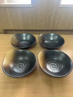 とんすい　4個セット　取っ手付き　鍋用　取り皿　食器のサムネイル