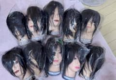 ビューラックス 美容師実技試験用 カットウィッグ 未使用10体 ビューラックス 美容師実技試験用 カットウィッグ 未使用10体 ビュー