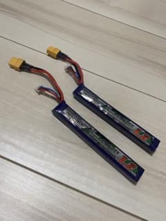 リポバッテリー　7.4V  Nano-Tech 2本セットのサムネイル