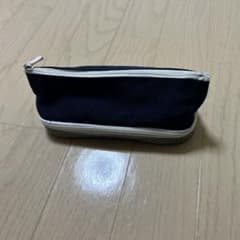 ネイビー グレー キャンバス ペンケースのサムネイル