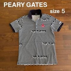 PEARLY GATES メンズポロシャツ サイズ5 - メルカリ