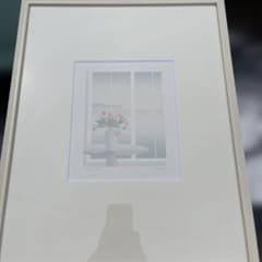サンダース様　チューリップ　水彩画 額装品 サンダース様 チューリップ 水彩画 額装品 - メルカリ