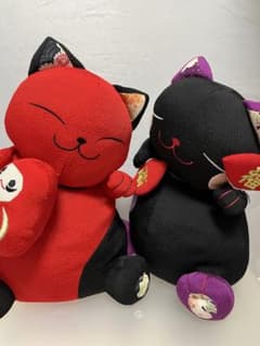 ちりめんの猫ちゃん2匹のサムネイル