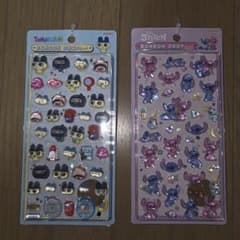 ボンボンドロップシール 2点セット スティッチ&エンジェル、まめっちのサムネイル