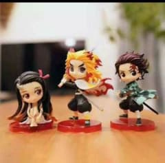 ☆鬼滅の刃フィギュアQposket 3点セット☆のサムネイル