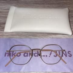 JINSコラボ 多角形メタルメガネのサムネイル